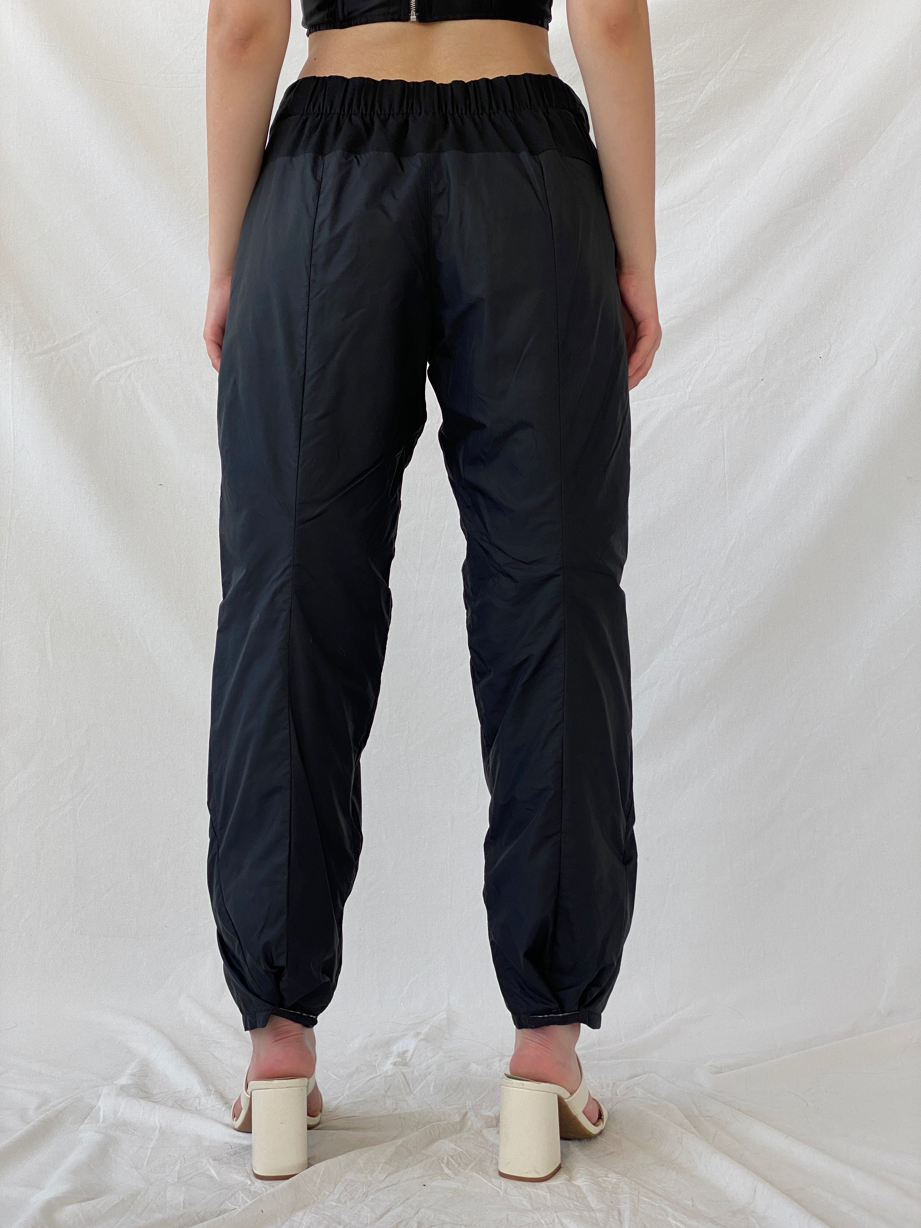 بنطال رياضي نسائي من Nike Black Windbreaker Sportswear - مقاس 2XL