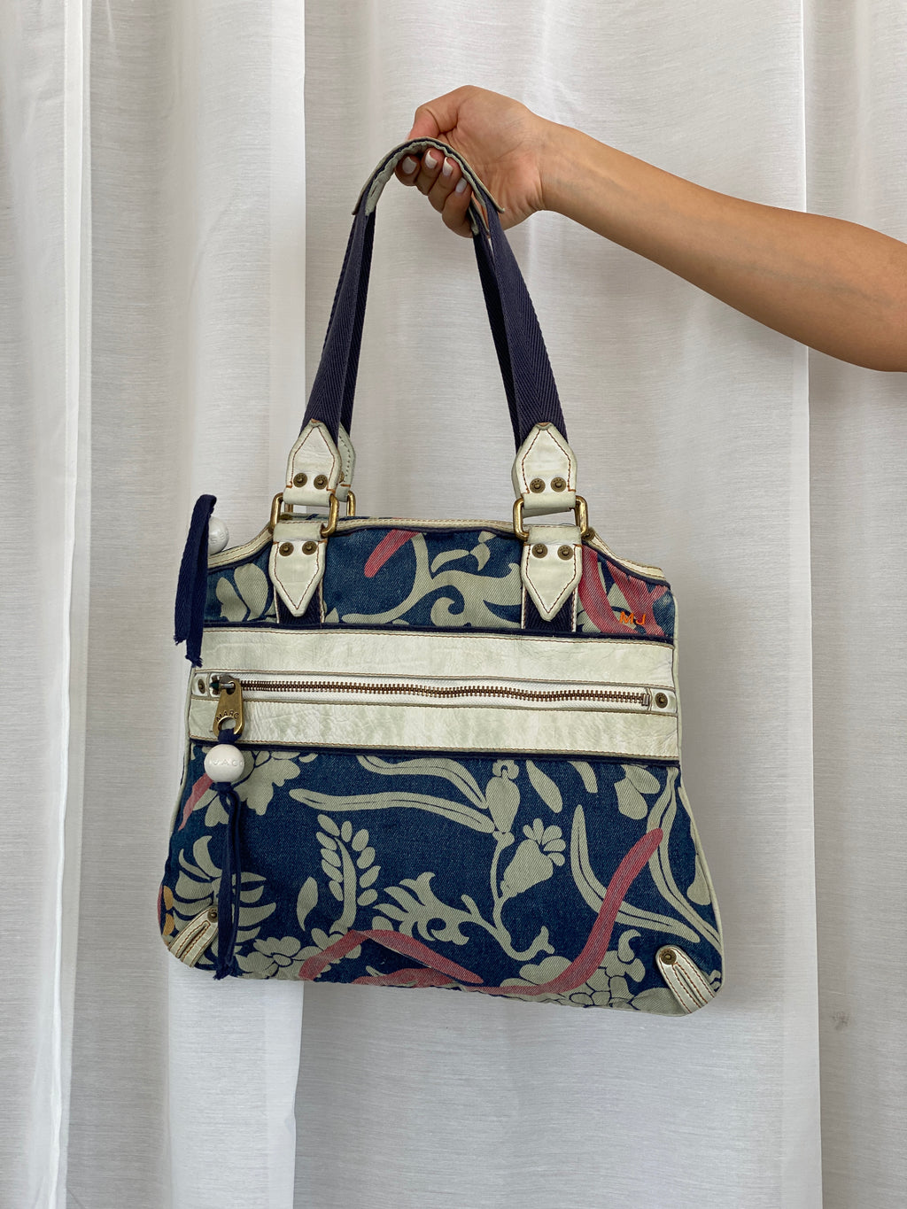 Dead Stock Vintage Marc Jacob‘s  Denim Print Handbag With Tags