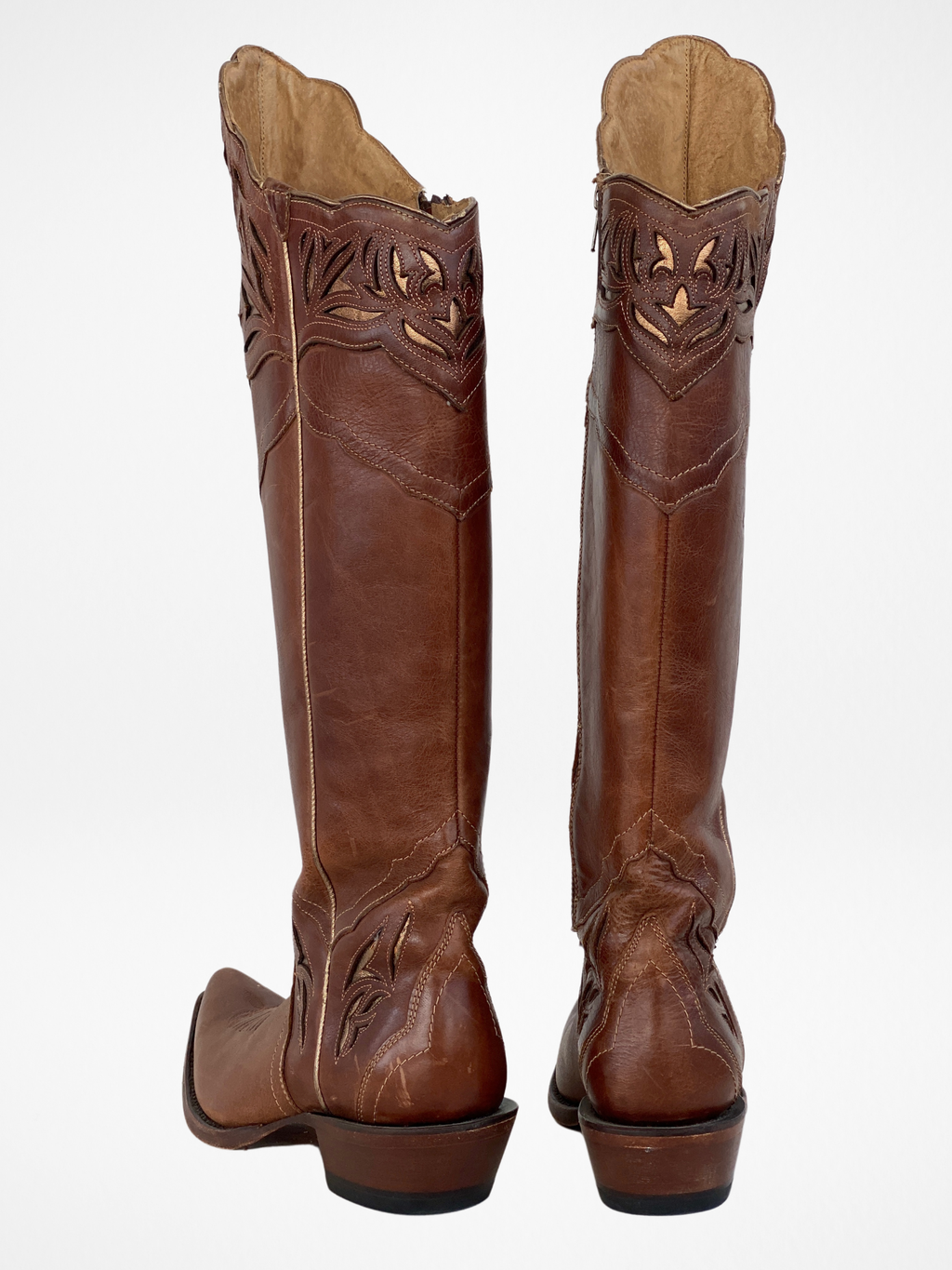 Ariat Chaparral Tall Brown And Gold Women’s Western Cowboy Boots