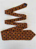 Vintage YSL Yves Saint Laurent Printed Silk Men’s Neck Tie