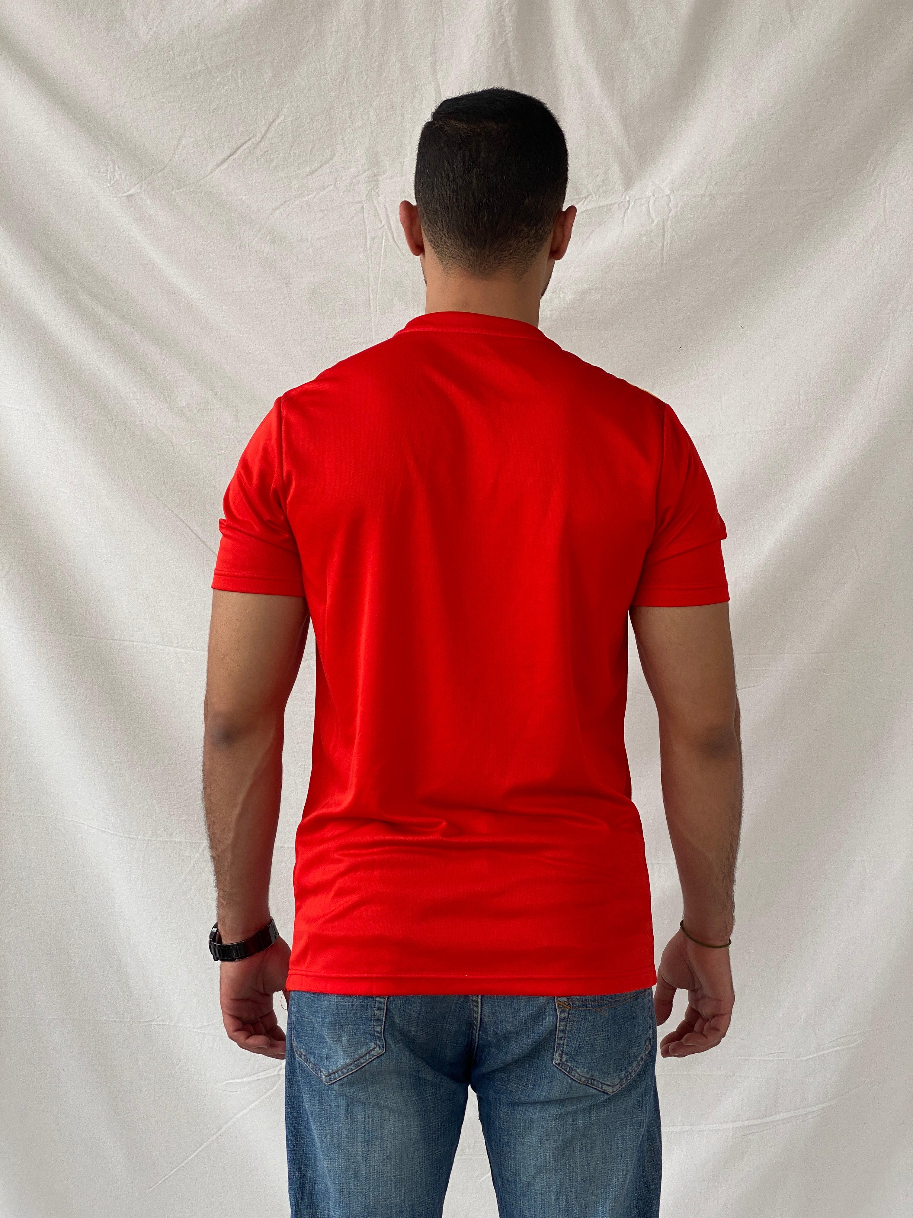 قميص أديداس الأحمر لمنتخب إسبانيا الوطني لكرة القدم 2018 للرجال - مقاس XL