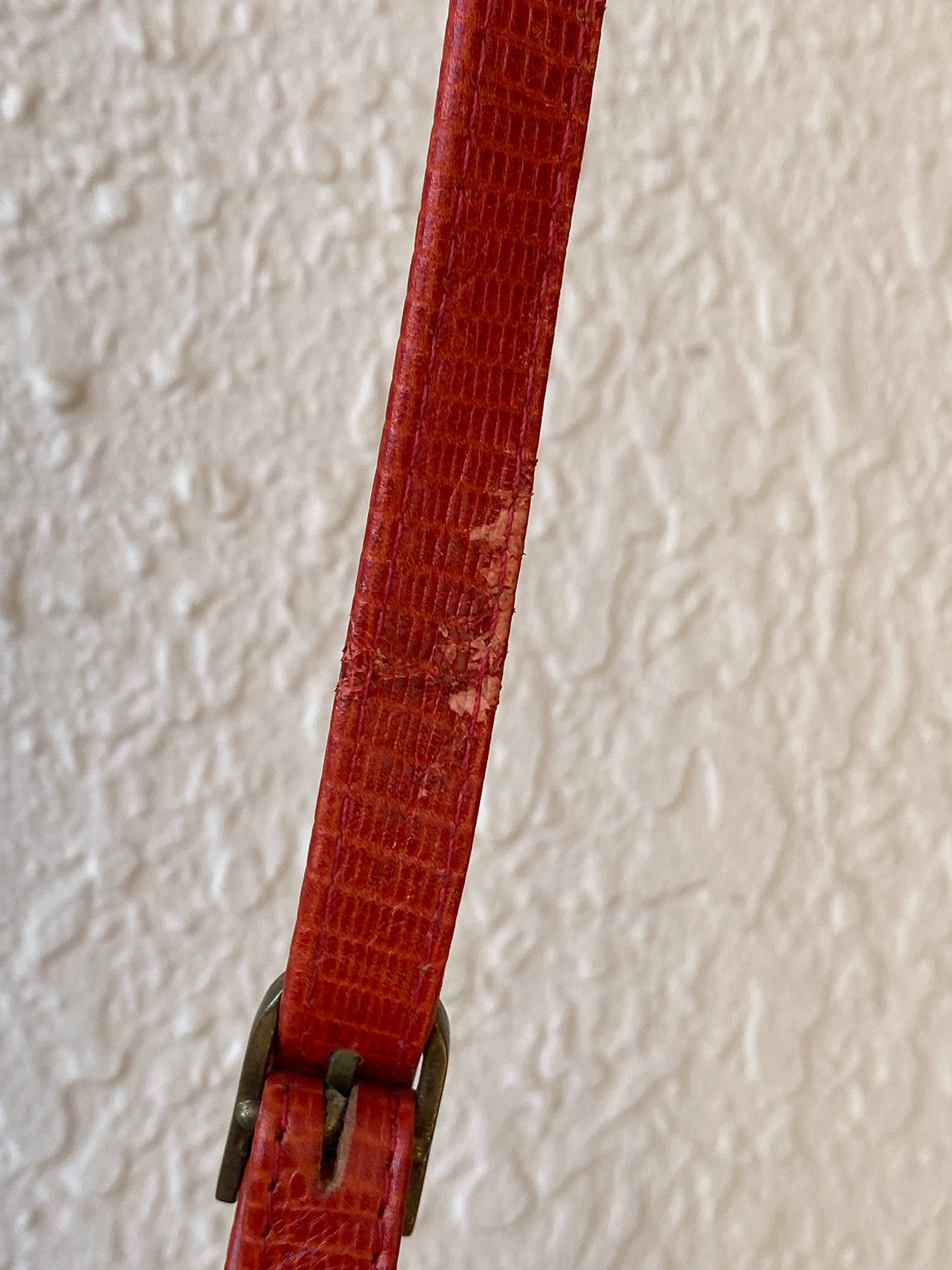 Vintage 80s Funbag Red Embossed Leather Structured Crossbody Bag Vintage 80s Funbag Red Embossed Leather Structured Crossbody Bag