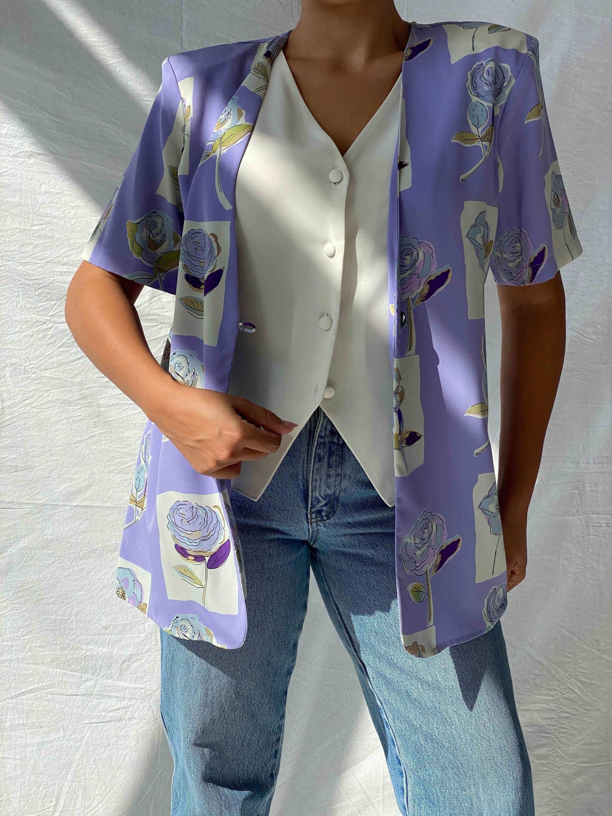 Vintage Sara Neal Half Sleeve Shirt - Balagan Vintage Half Sleeve Shirt 00s, 90s, Alaa, half sleeve shirt