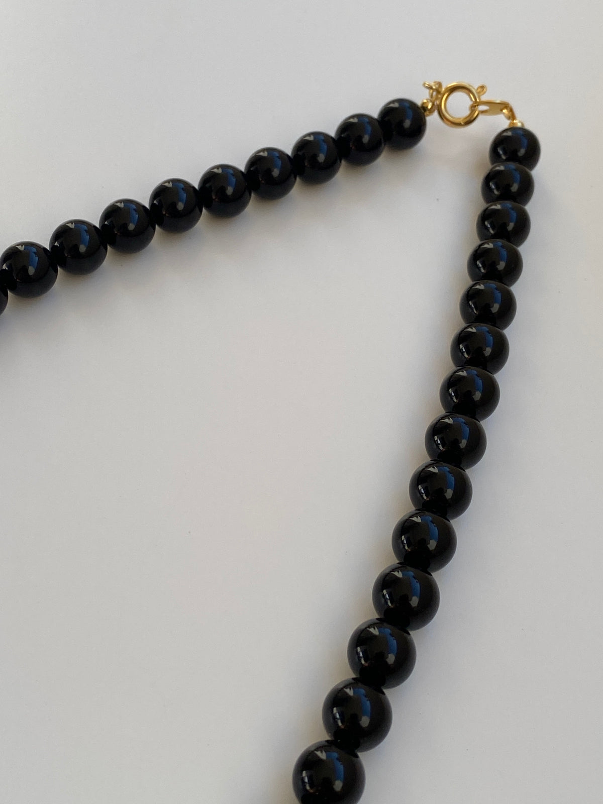 Vintage 1980s Art Deco Revival Black Geometric Beaded Statement Necklace Vintage 1980s Art Deco Revival Black Geometric Beaded Statement Necklace
