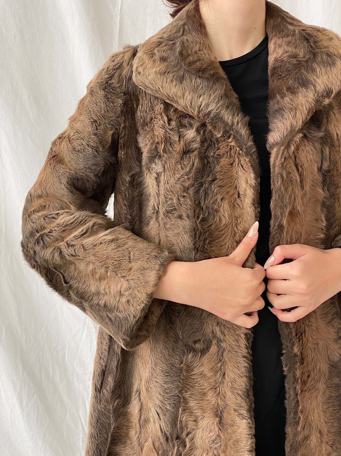 Luxurious Vintage Blankenburg Frankenthal/Pfalz Real Fur Coat - M