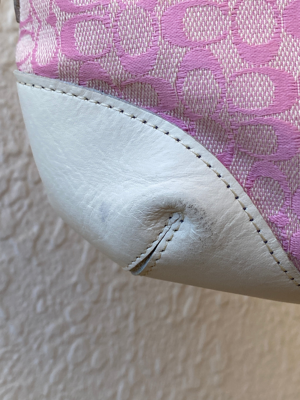 Vintage Y2K Coach Pink Signature Jacquard Mini Shoulder Bag – Style No. NT-4115