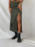 Y2K Espirit Cargo Utility Maxi Skirt - XS