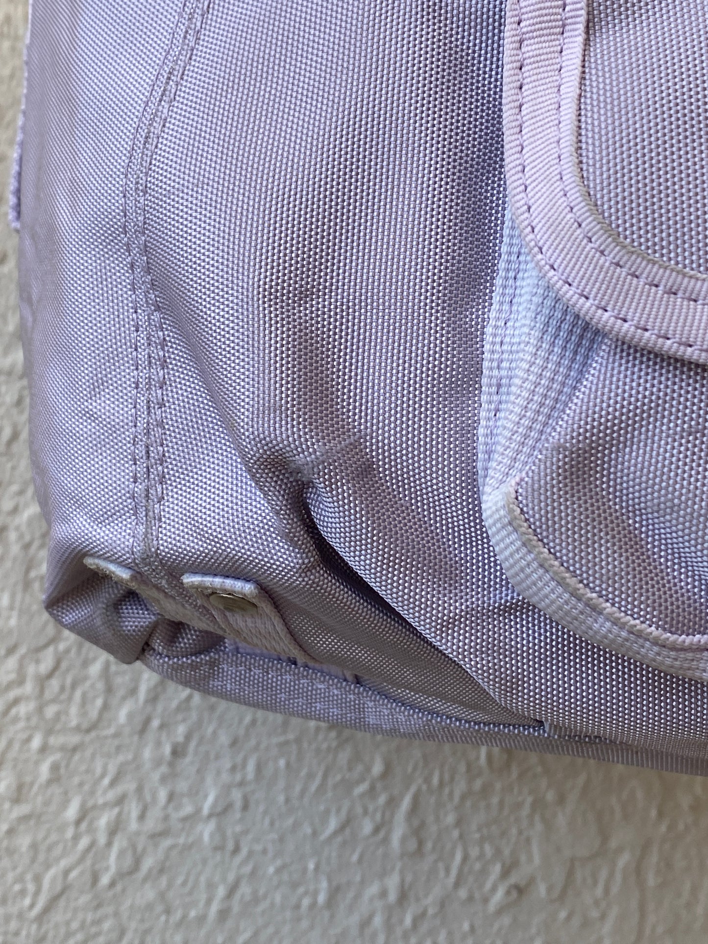 Vintage Y2K George Gina & Lucy Lilac Nylon Utility Handbag