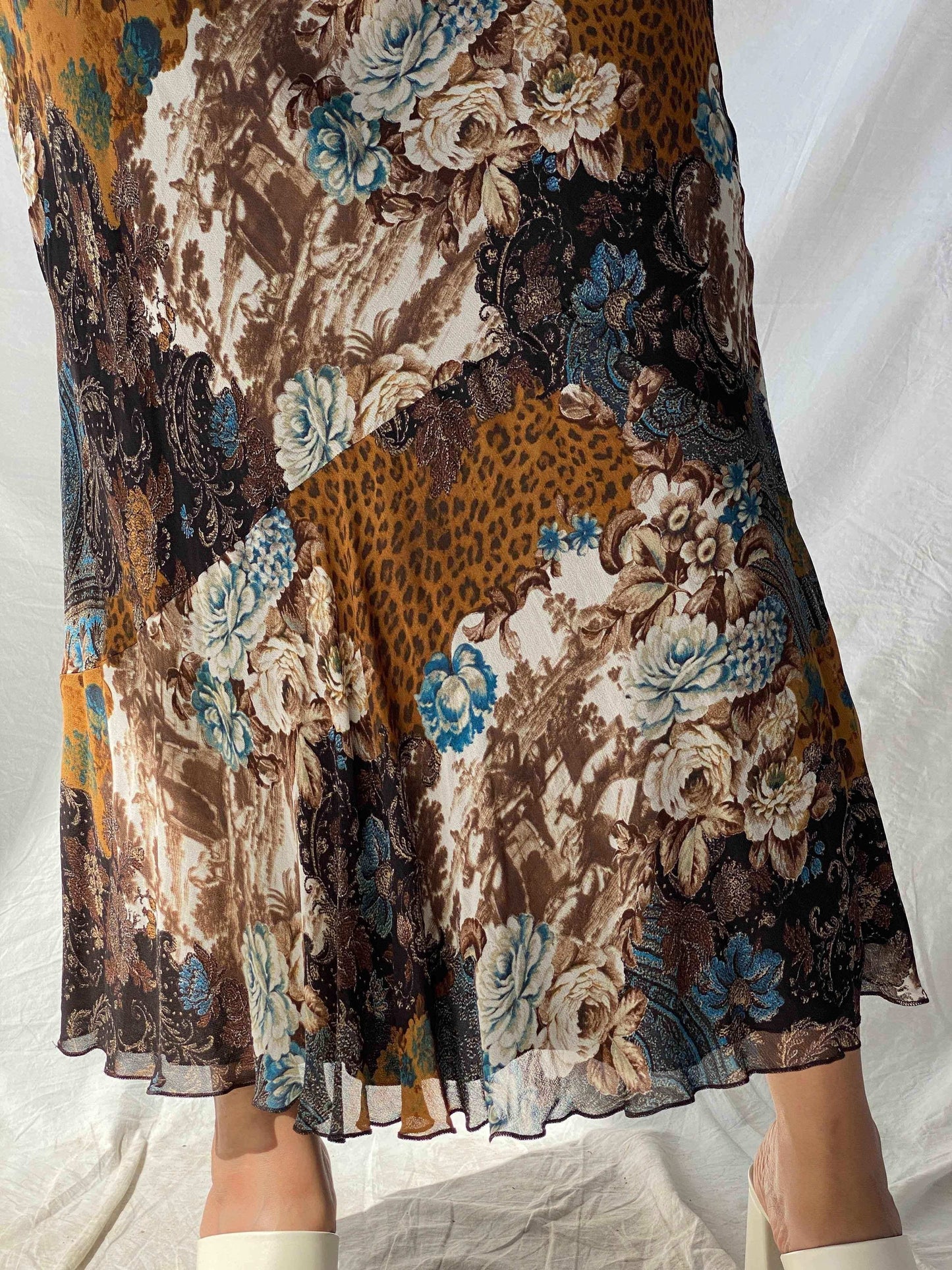 Vintage Apanage Floral Midi Skirt - Balagan Vintage Midi Skirt 00s, 90s, Alaa, midi skirt, NEW IN