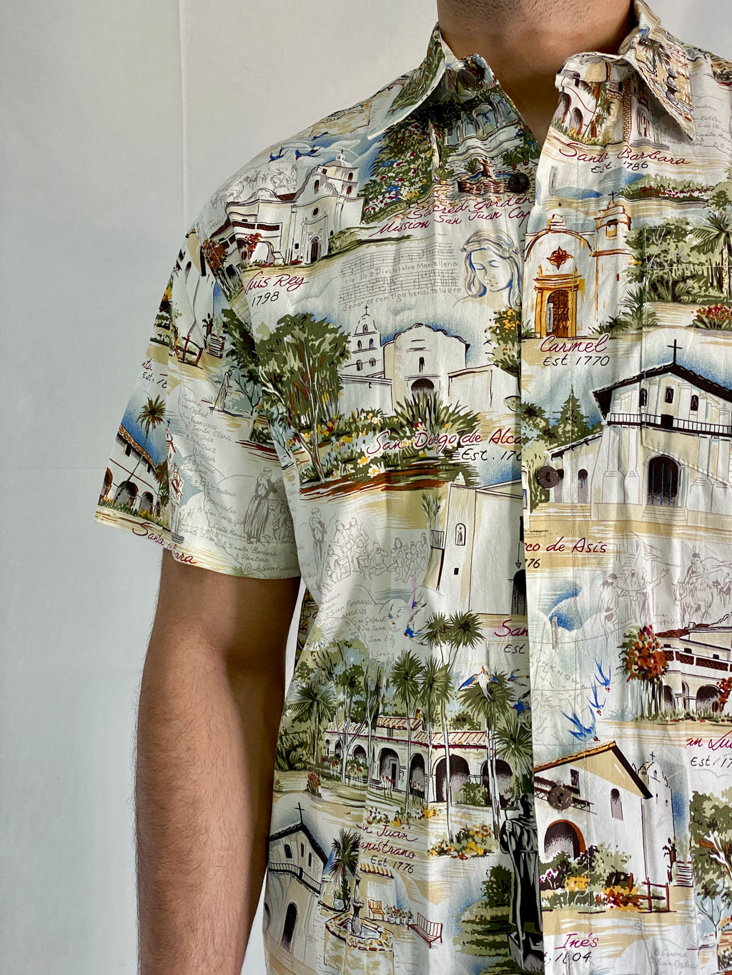 Vintage High Seas Trading Co Cotton Hawaiian Camp Shirt - S