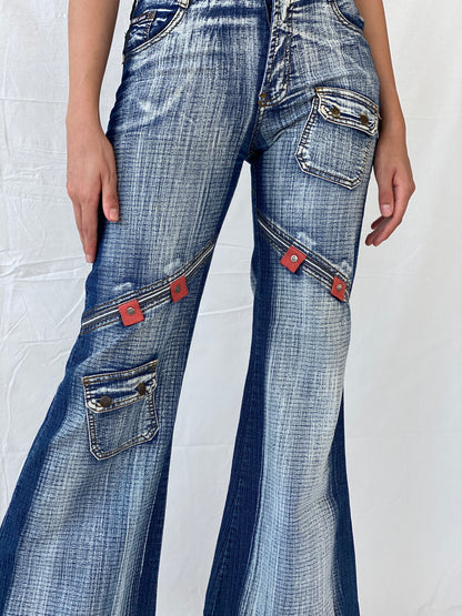 Statement Y2K Min.g Yang Flare Jeans