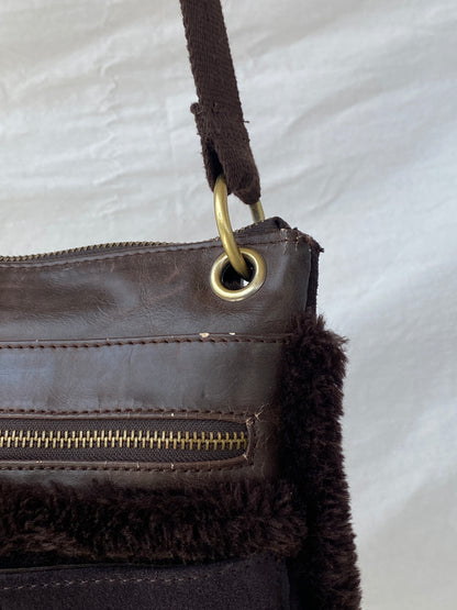 UGG Australia Chocolate Brown Crossbody Bag