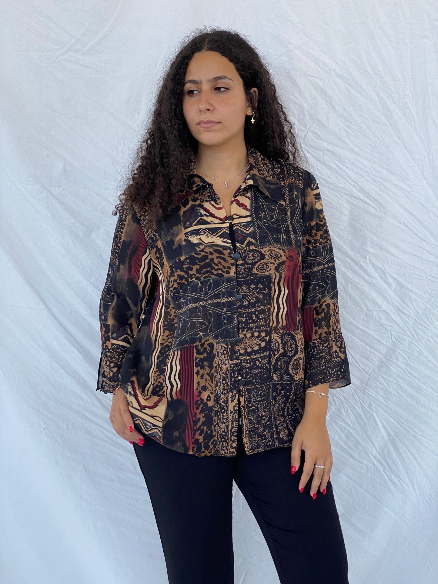 Vintage Studio I Printed Full Sleeve Shirt - XL