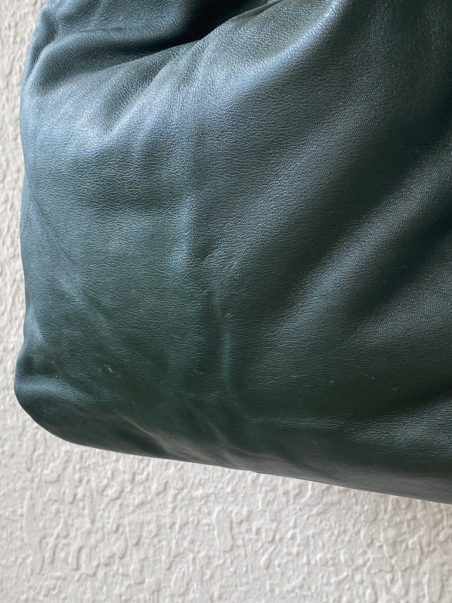 Vintage Kate Spade Forest Green Leather Shoulder Bag Slouchy Hobo Purse