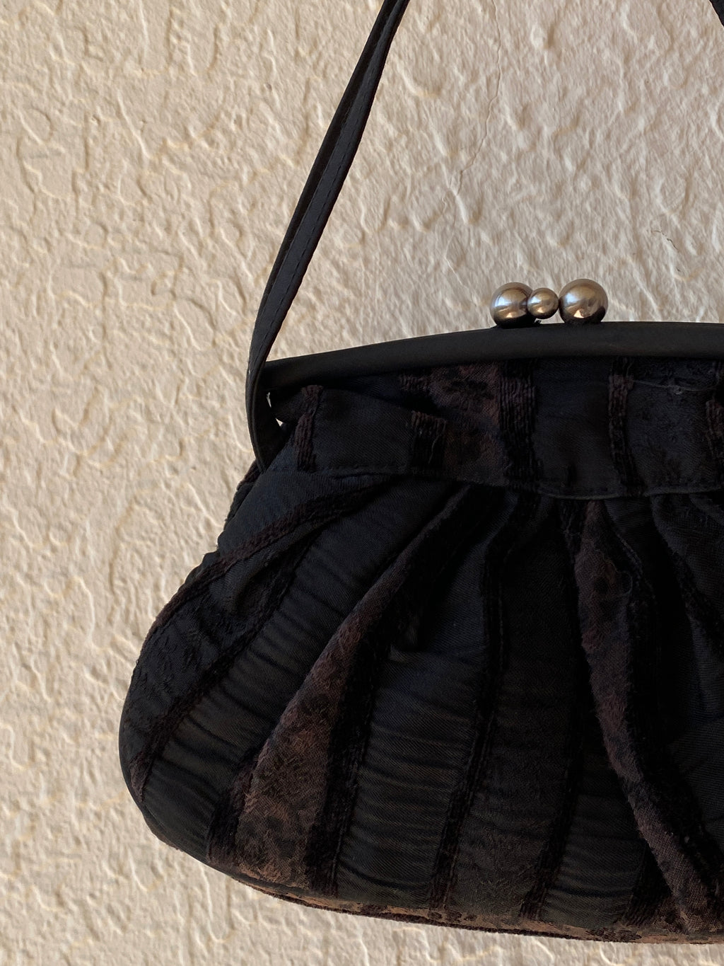 Victorian Style Dice Handbags Black Handbag Mini Evening Clutch