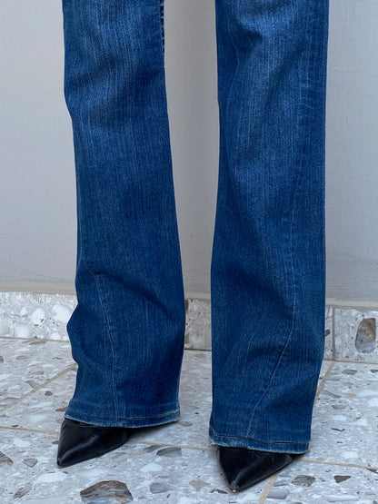 Y2K True Religion Joey Super T Low Rise Straight Leg Jeans – 36EU