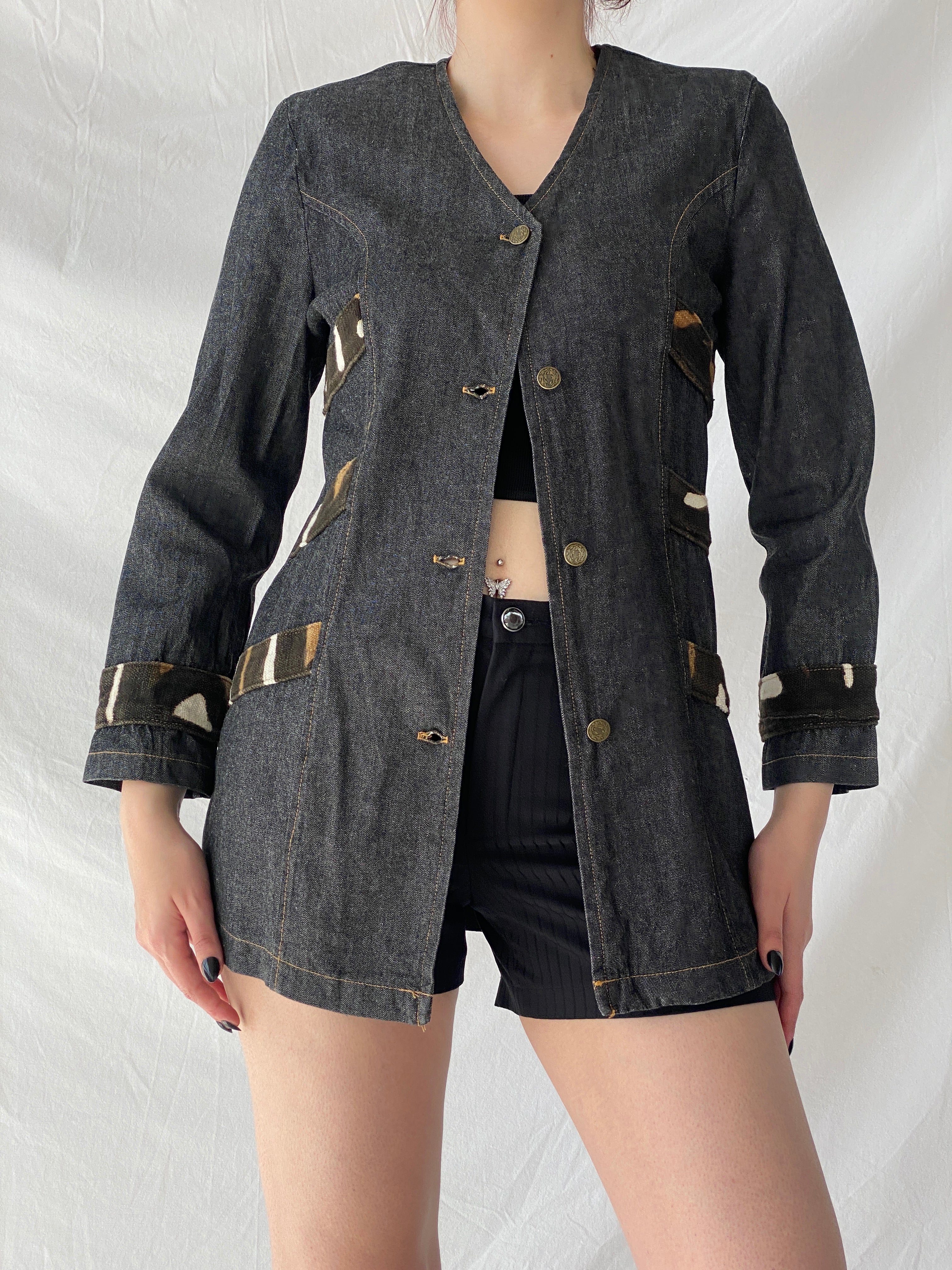 Vintage Jamp Fashion By Charlie Cotton Denim Jacket - M