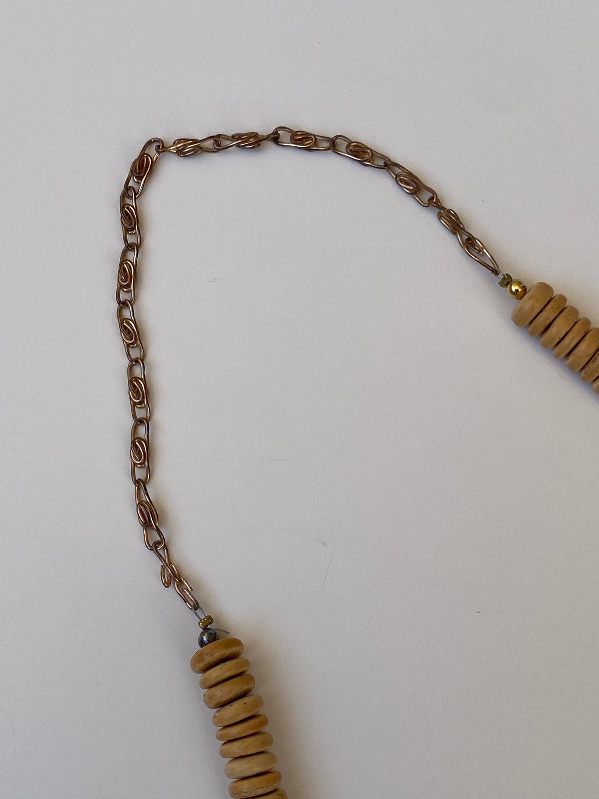 Vintage Earth Tone Beaded Statement Necklace Boho Wooden & Stone Inspired Collar Necklace Vintage Earth Tone Beaded Statement Necklace Boho Wooden & Stone Inspired Collar Necklace