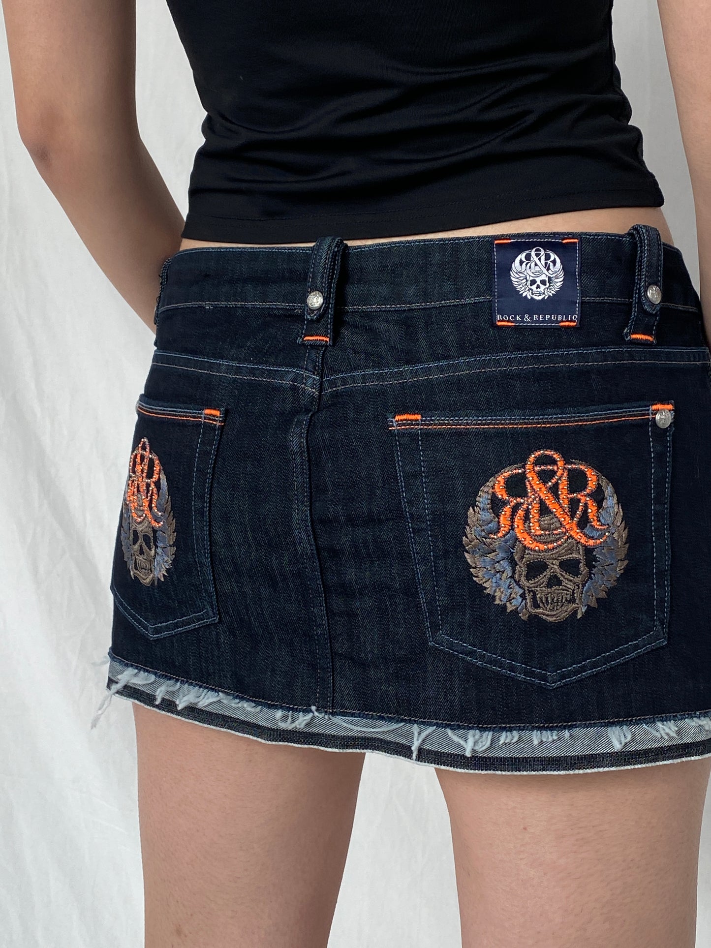 Y2K Rock & Republic Mini Denim Skirt