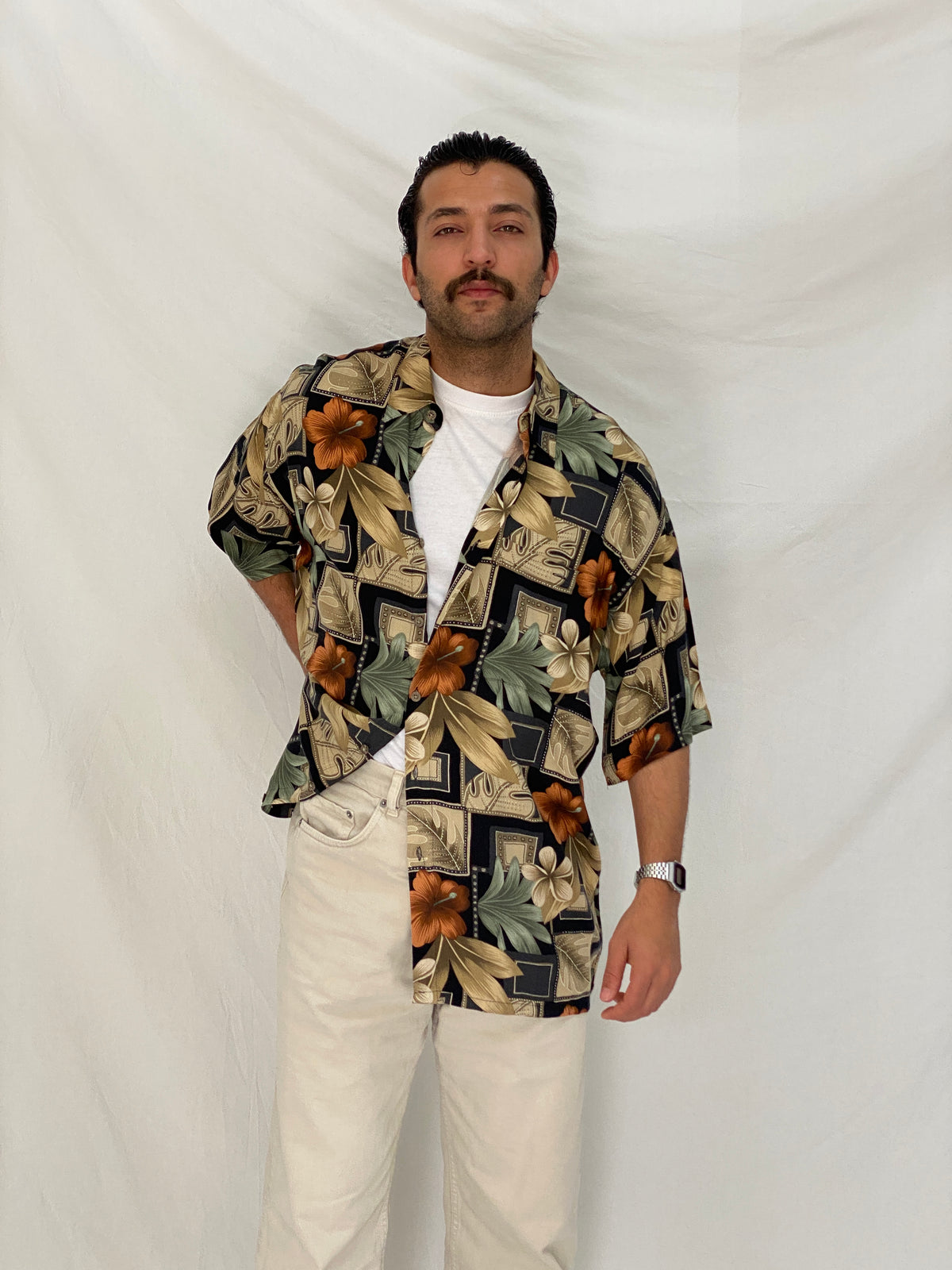 Vintage Campia Moda Tropical Relaxed Fit Rayon Vacation Shirt - L Vintage Campia Moda Tropical Relaxed Fit Rayon Vacation Shirt - L