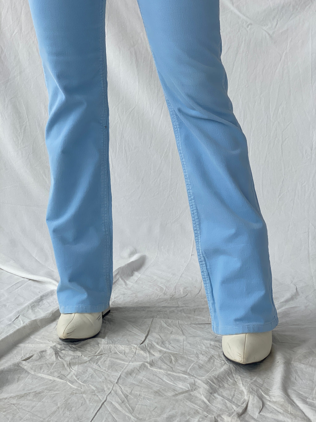 Vintage Cesttoi Low Rise Blue Corduroy Pants - 34EUR