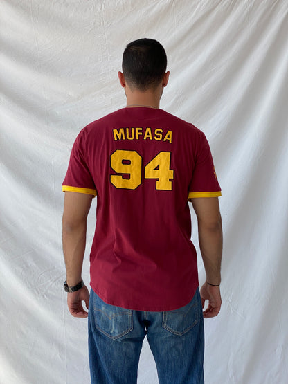 Disney The Lion King Pride Rock Mufasa Baseball Jersey - L