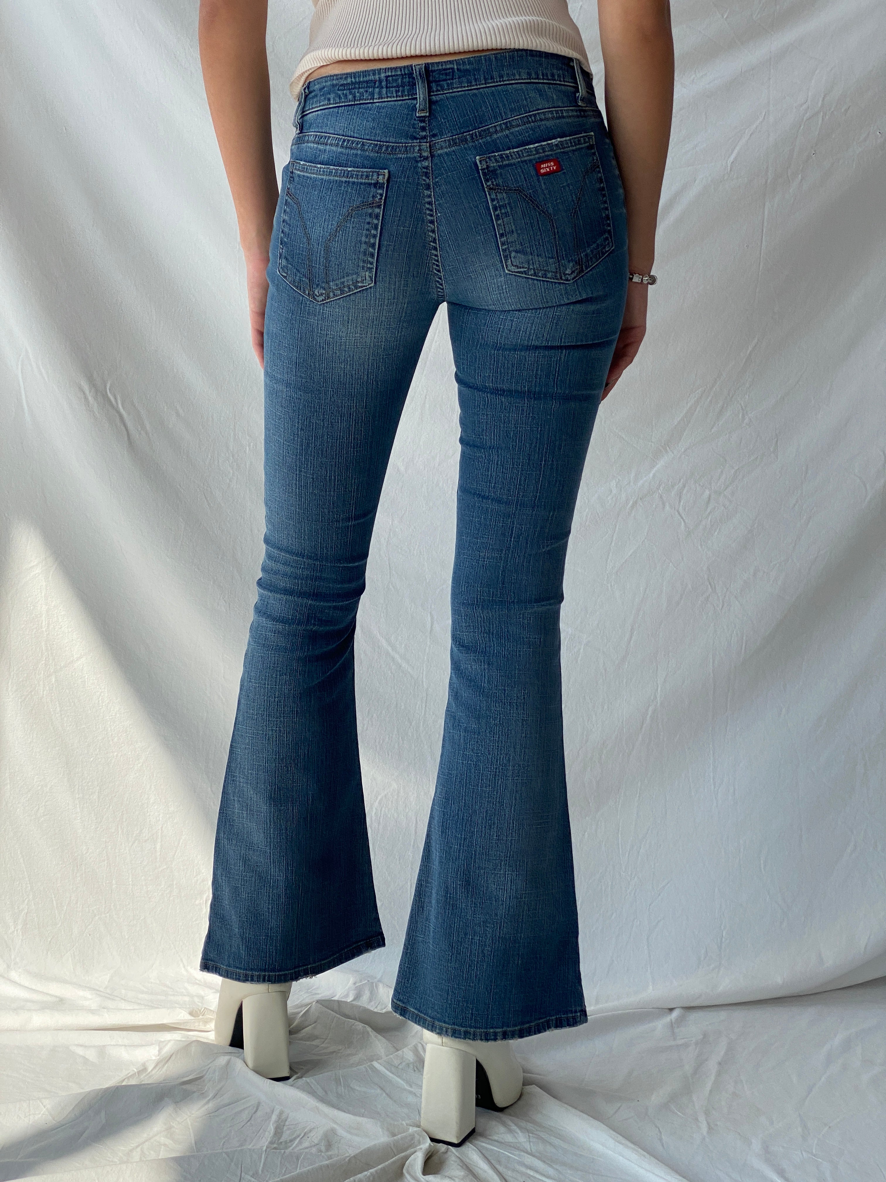 Vintage Y2K Miss Sixty Extra Low Tommy Flare Jeans - 36EUR