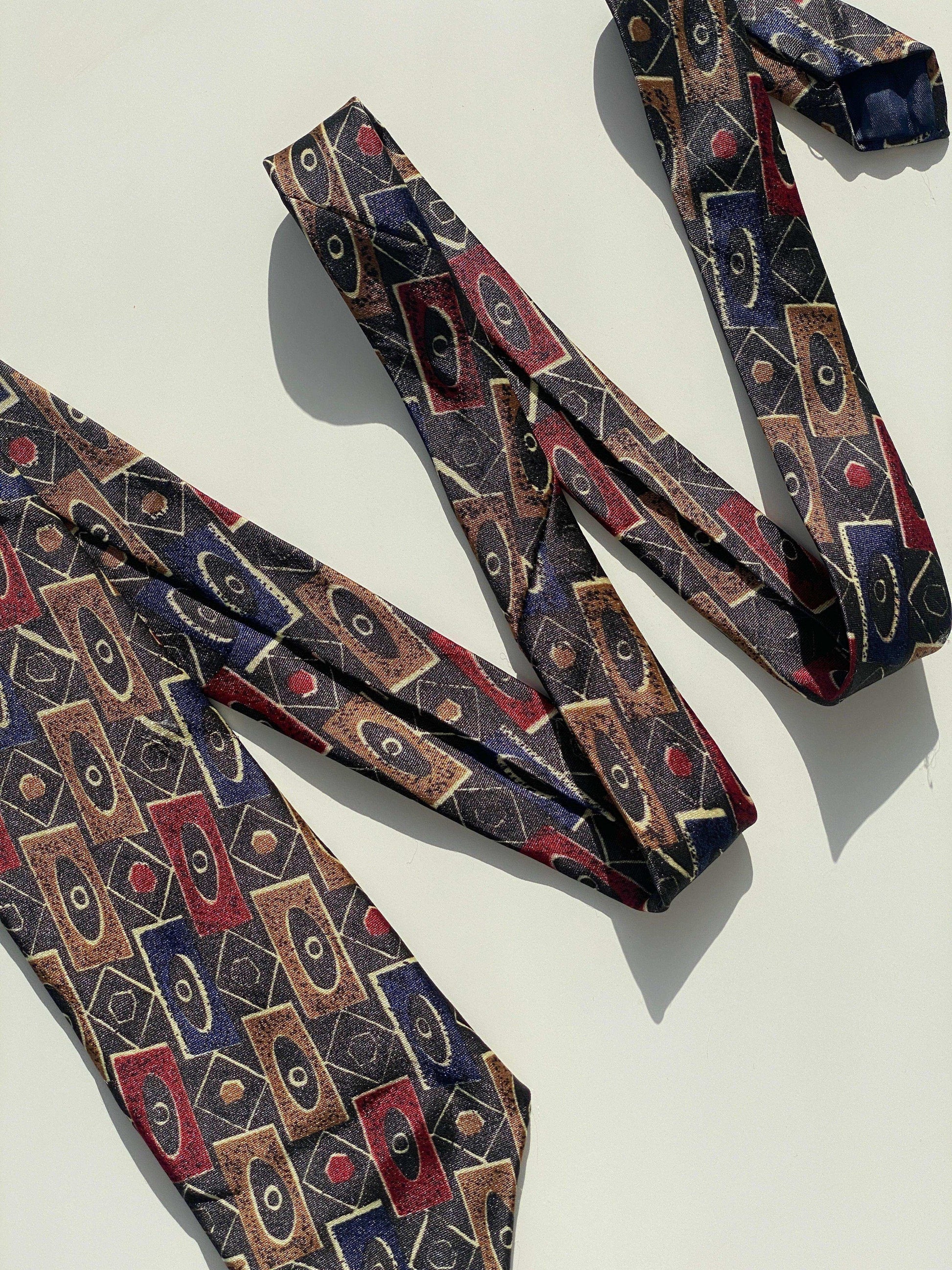 Vintage Printed Tie - Balagan Vintage Ties 80s, 90s, graphic ties, NEW IN, printed ties, tie, vintage tie, vintage ties