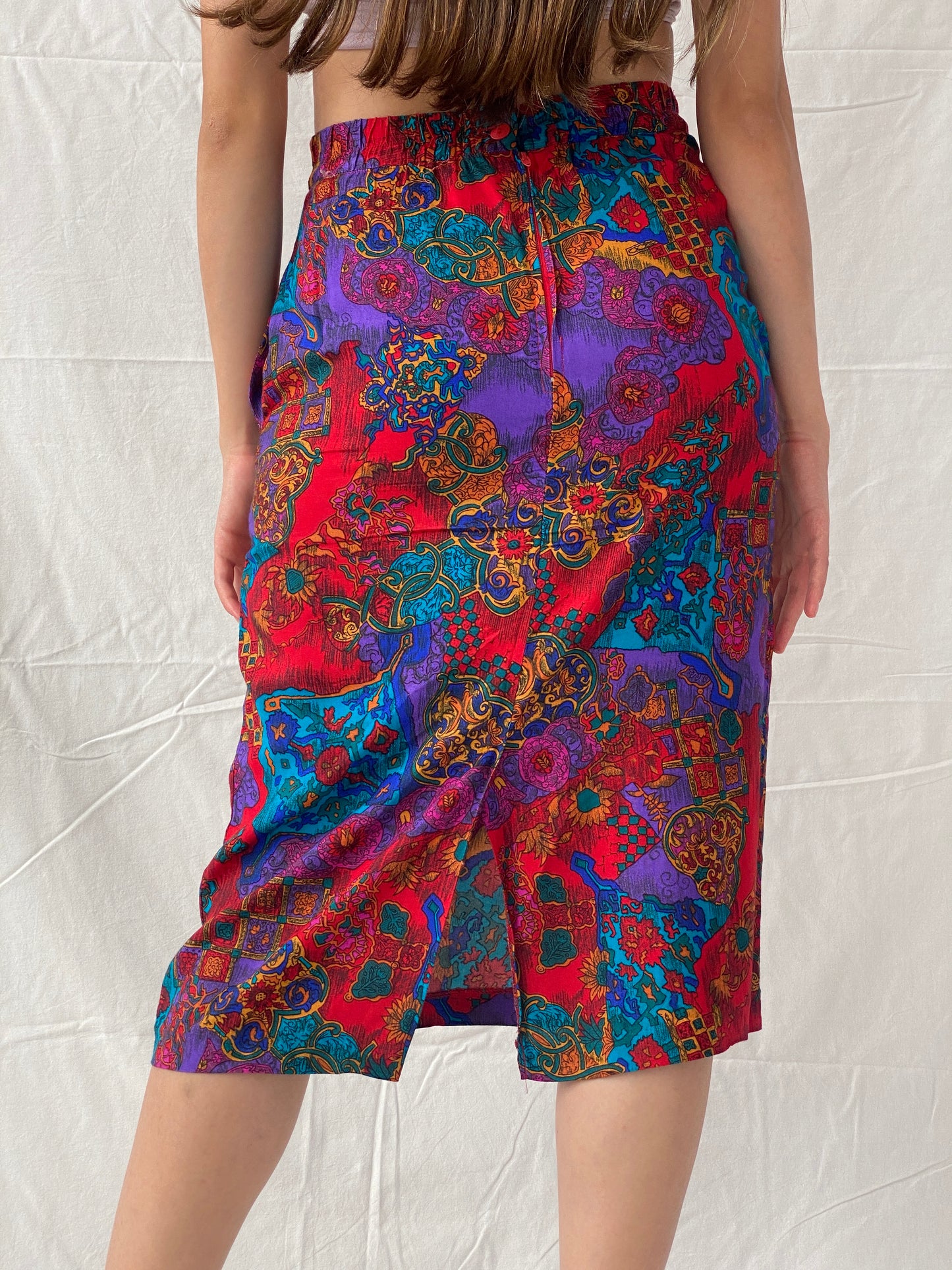 Vintage 80’s Stiles 2 Paisley Two Piece Set - S