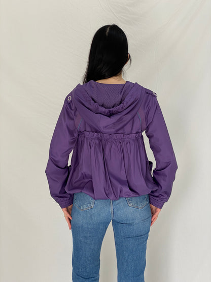 Adidas x Stella McCartney Purple Windbreaker Track Lightweight Sports Jacket - L