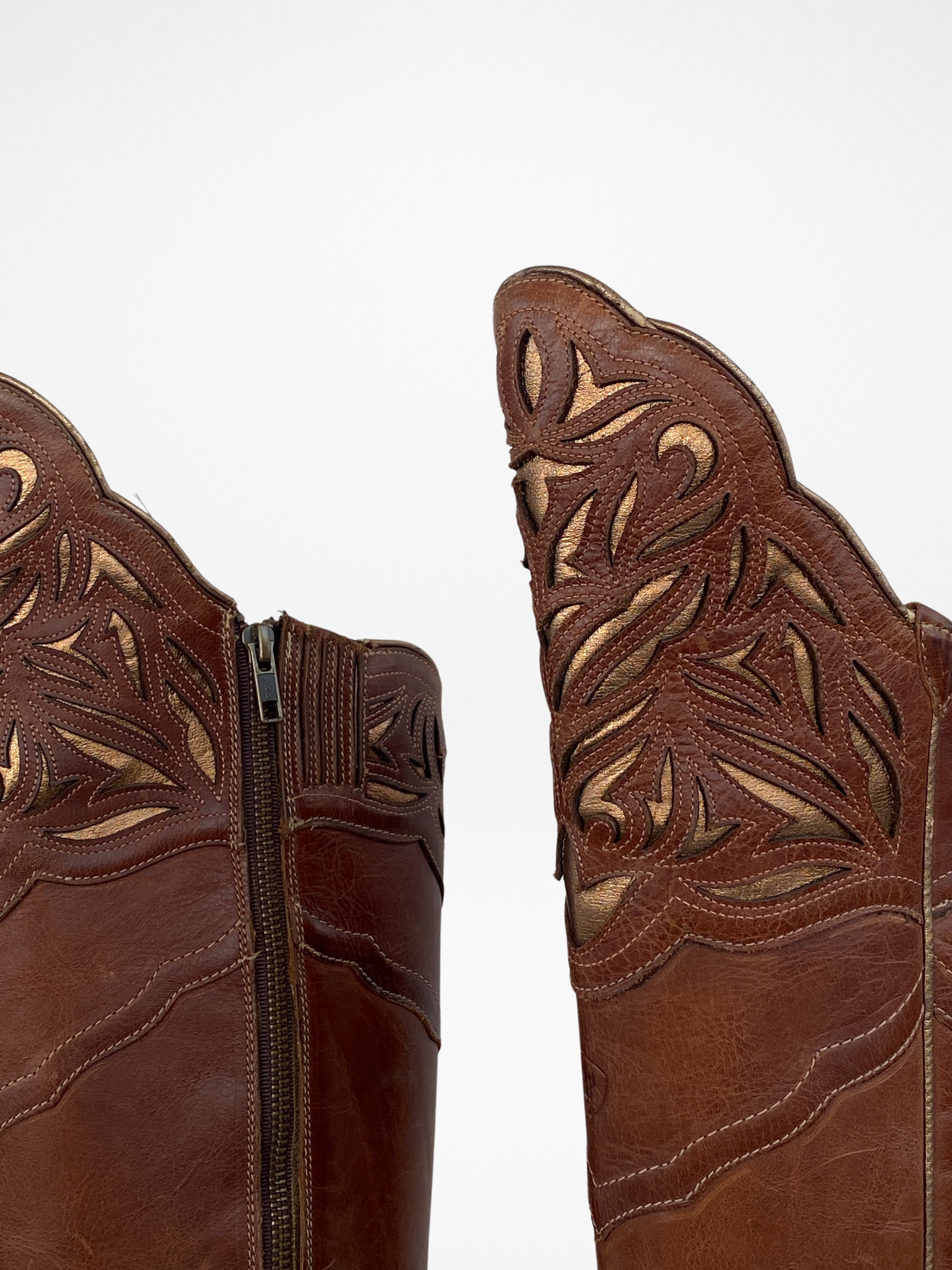 Ariat Chaparral Tall Brown And Gold Women’s Western Cowboy Boots