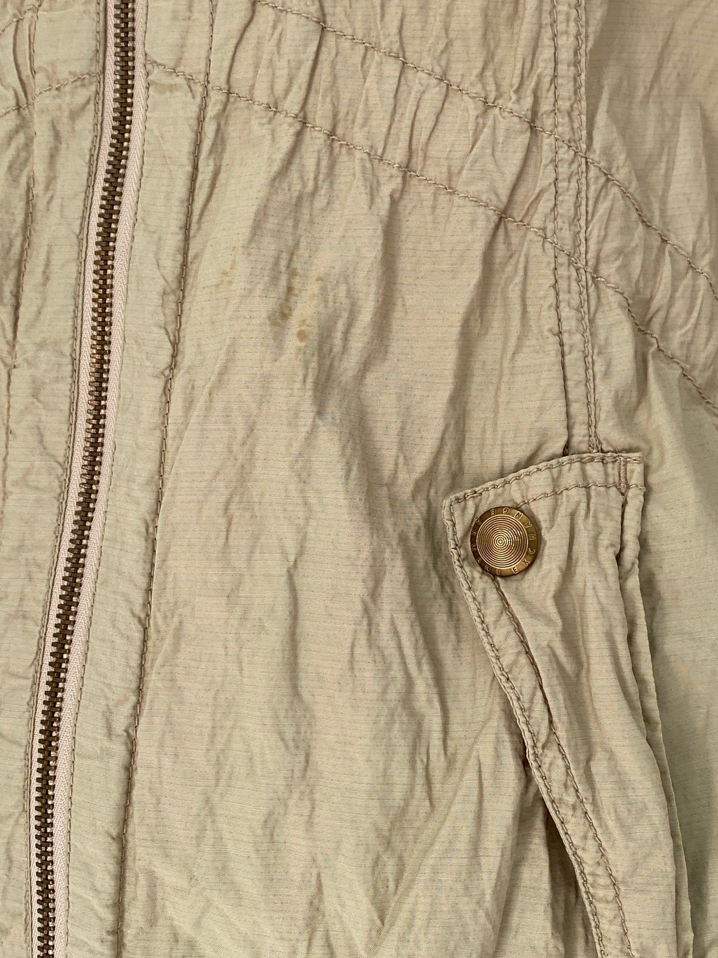 AX Armani Exchange Lightweight Hooded Beige Jacket - S