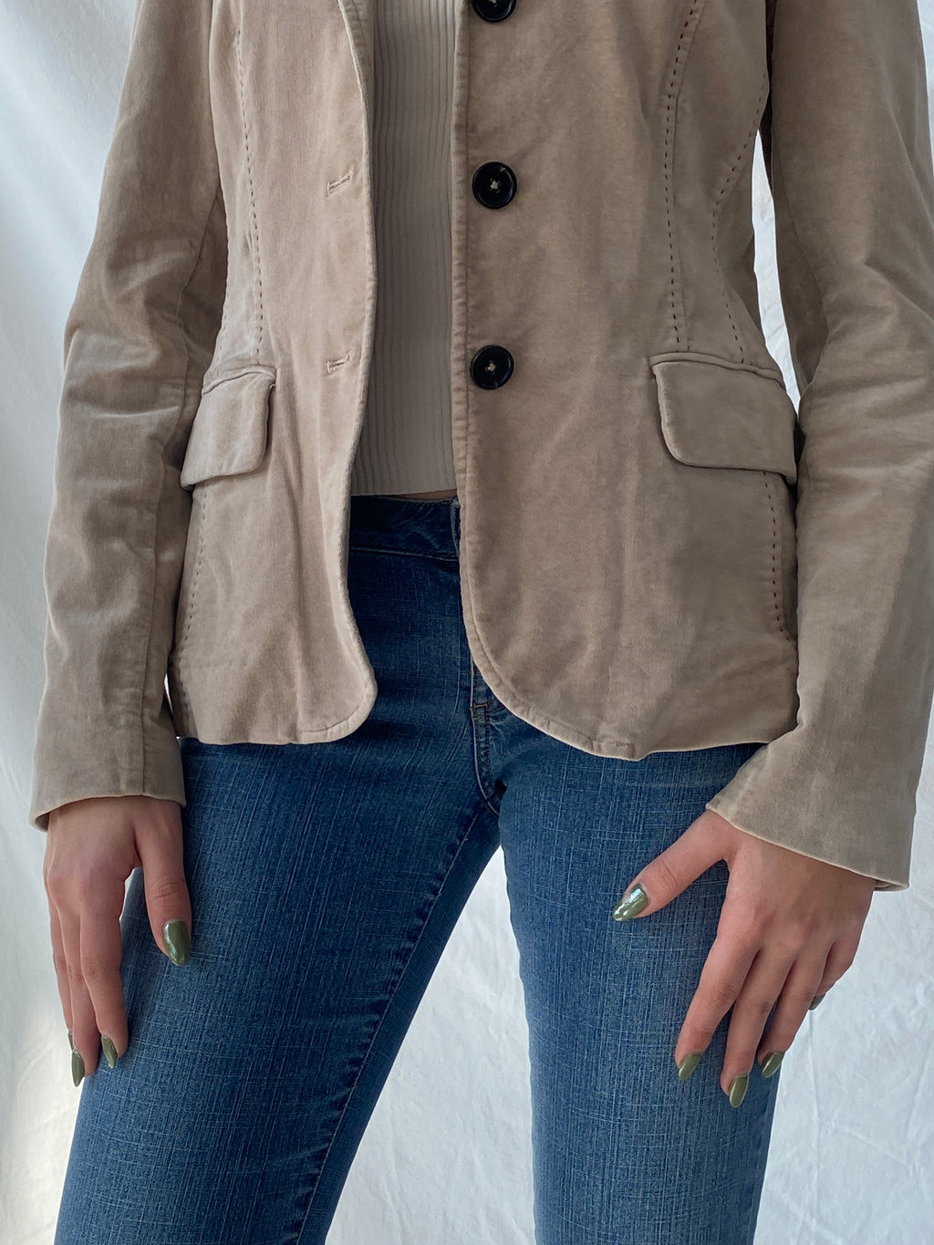 Y2K Blonde No.8 Pink Women’s Cotton Blazer - S