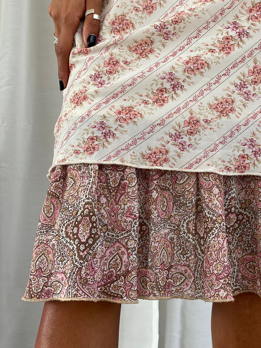 Y2K Vero Moda Midi Floral Women’s Romantic Summer Dress - S