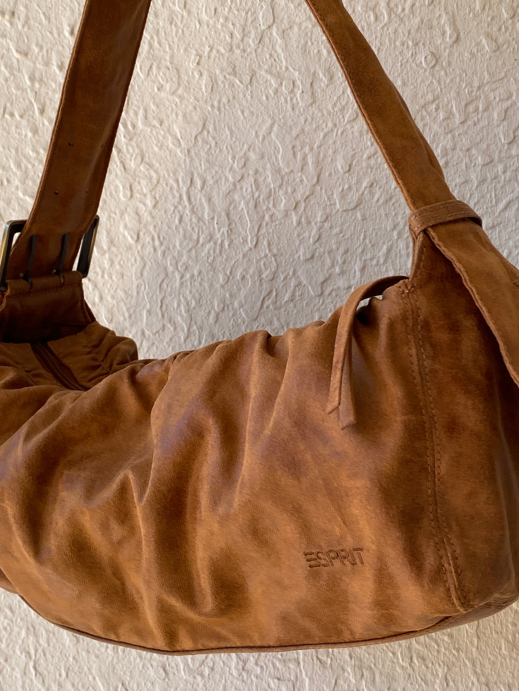 00s Y2K Esprit Camel Shoulder Bag