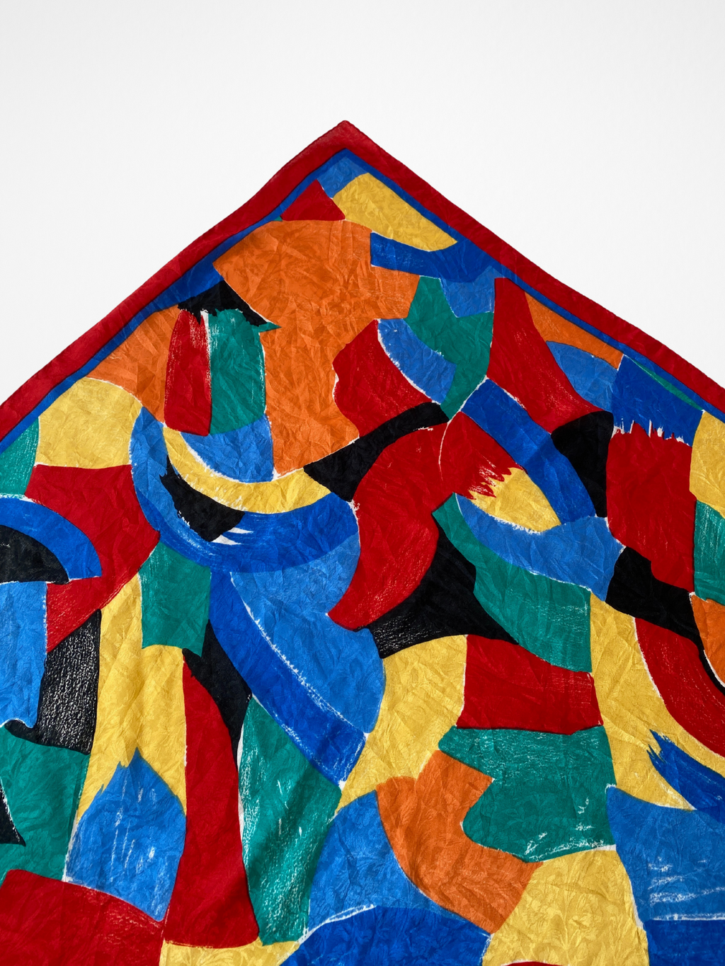 Beautiful Vibrant Abstract Design Square Shaped Scarf