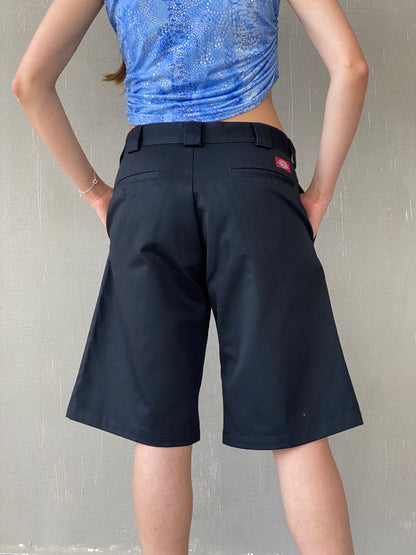 Dickies Black Knee-Length Relaxed Fit Shorts