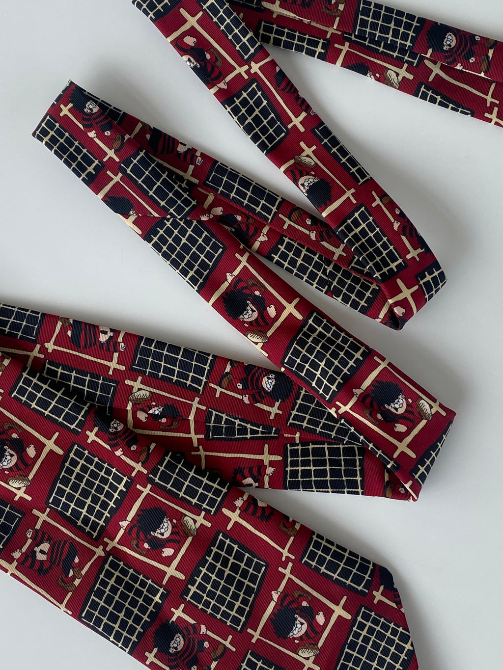 Vintage Dennis The Menace by Thomson & Co Graphic Red Tie