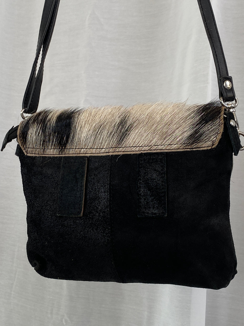 Vintage Cowhide Crossbody Western Leather Bag