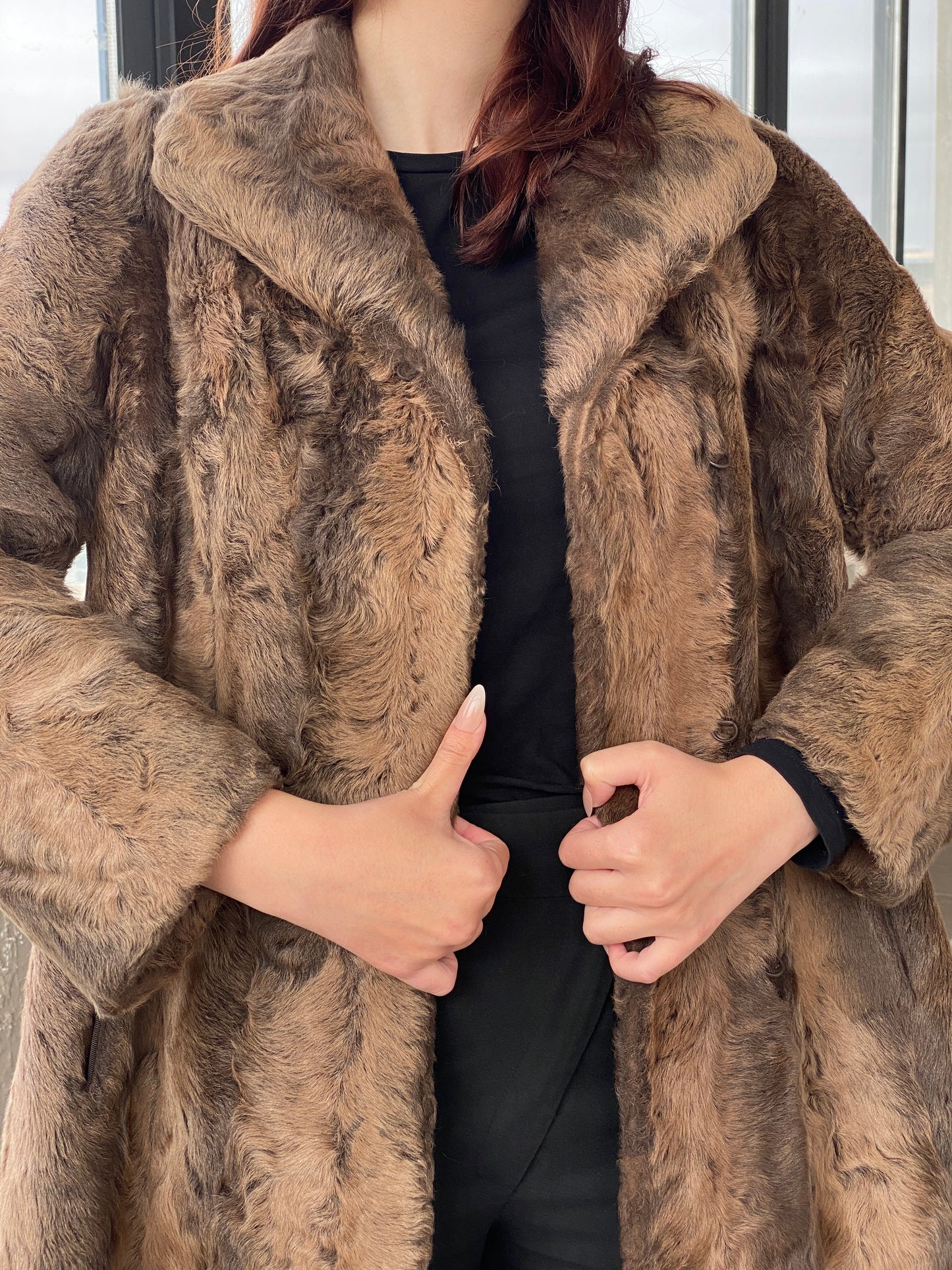 Luxurious Vintage Blankenburg Frankenthal/Pfalz Real Fur Coat - M