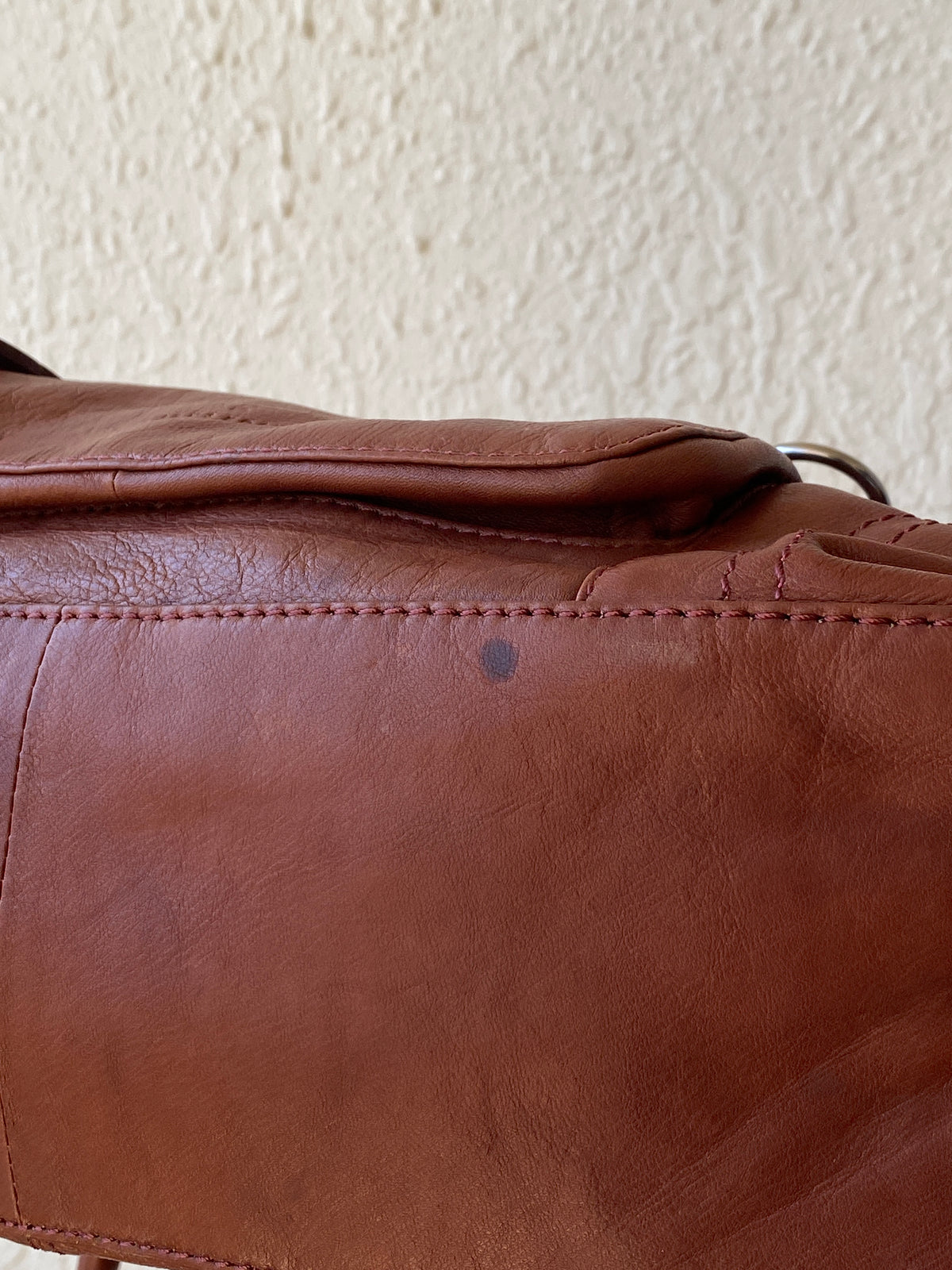 Vintage Jens Koch Cognac Brown Genuine Leather Shoulder Bag Vintage Jens Koch Cognac Brown Genuine Leather Shoulder Bag