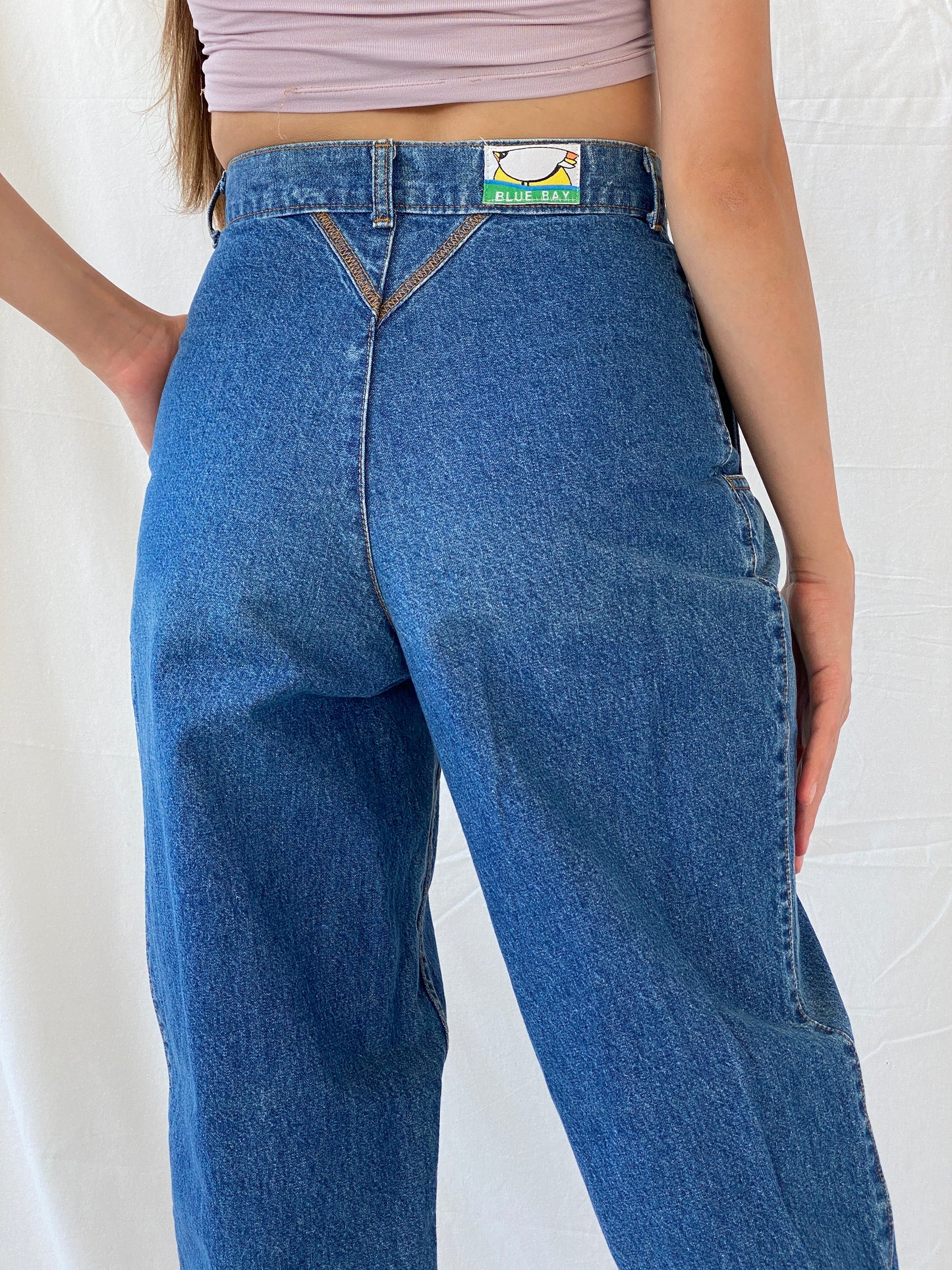 Vintage 90s Blue Bay High Waisted Jeans