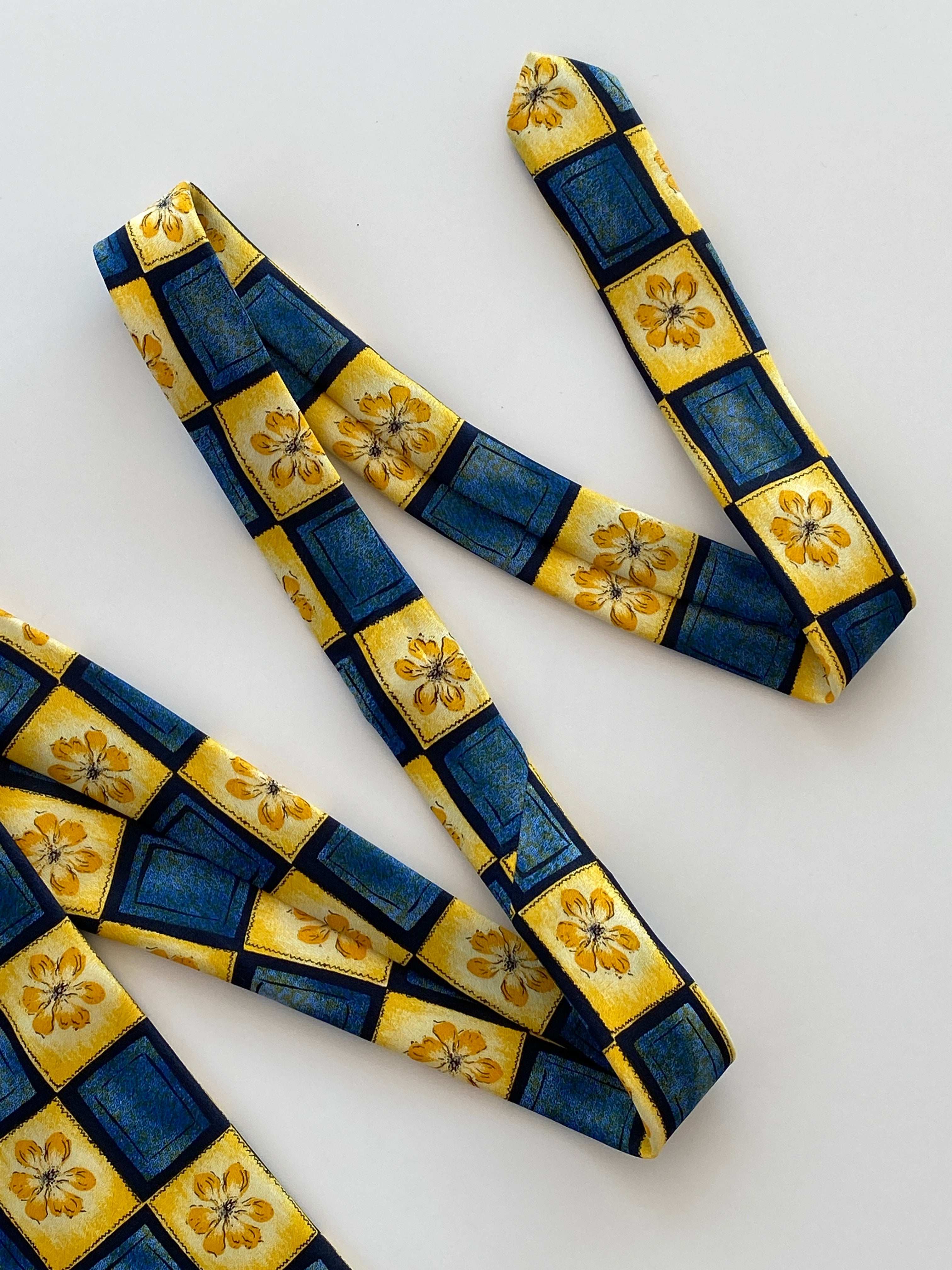 Vintage 90s Kartel Floral Print Tie - Balagan Vintage Ties 90s, NEW IN, print, printed tie, tie, ties, vintage, vintage tie