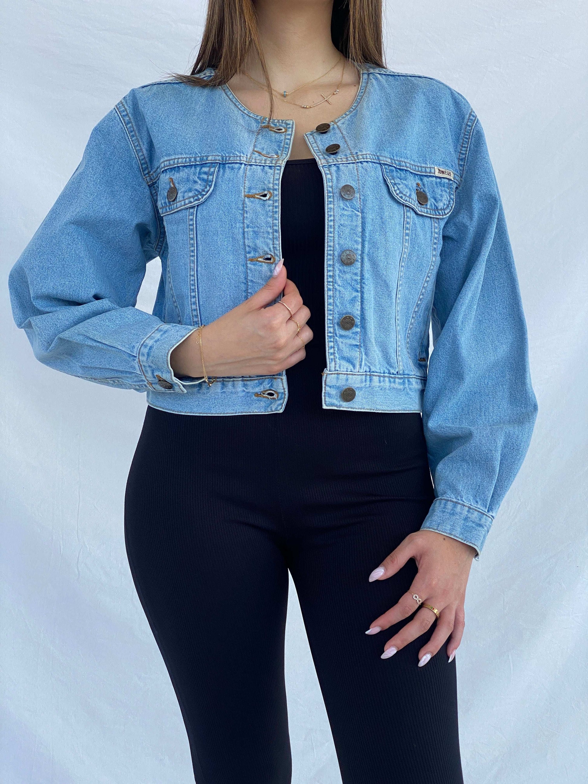 Vintage JOHNF.GEE Cropped Denim Jacket - Size S/M - Balagan Vintage Denim Jacket 00s, denim jacket, Juana, NEW IN