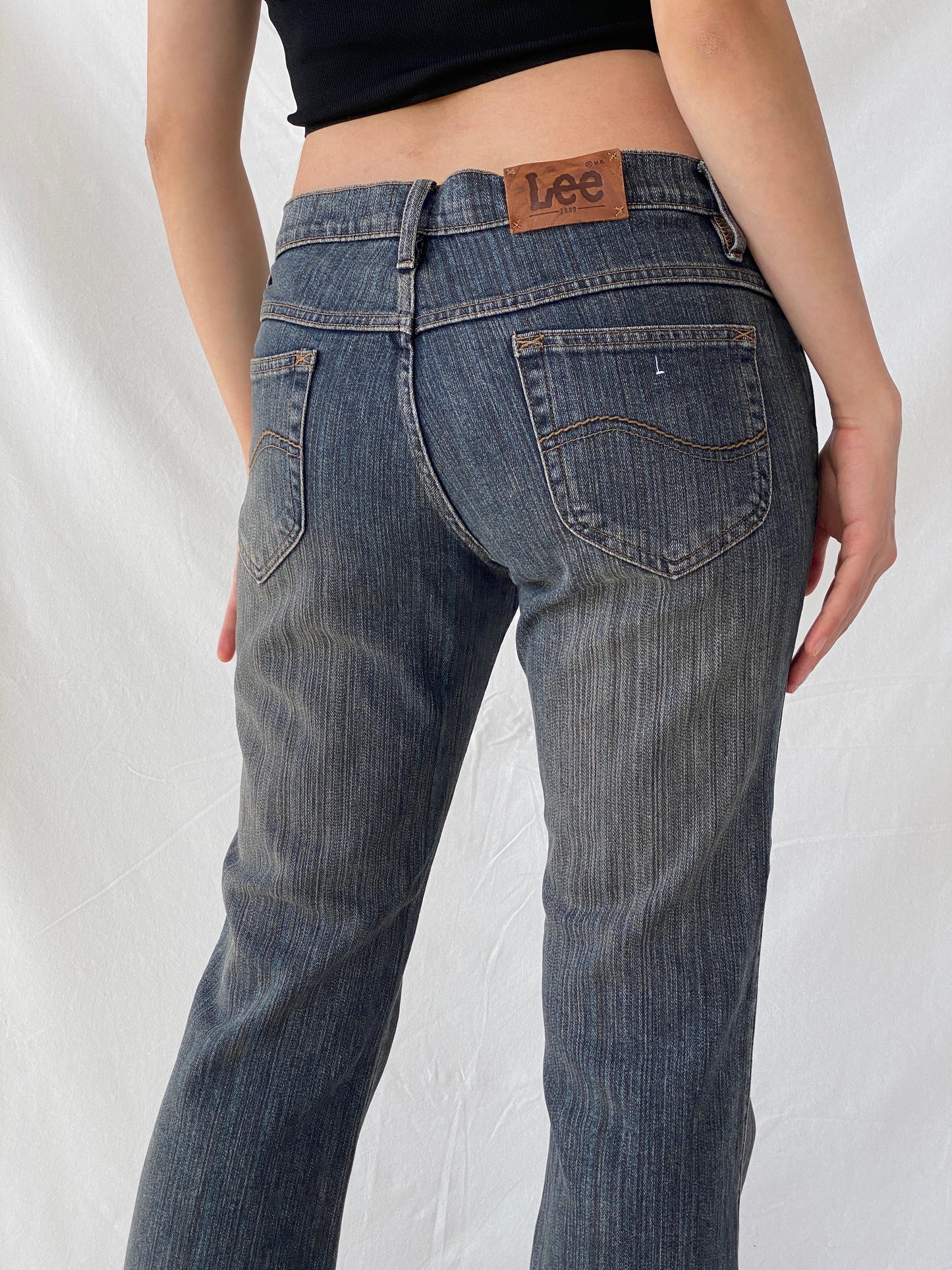 Vintage Low Waisted Lee Flare Jeans