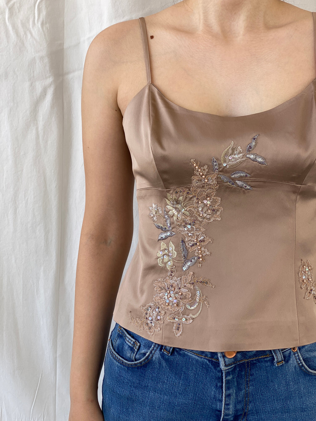 Y2K Next Women’s Cute Embellished Cami Top - M