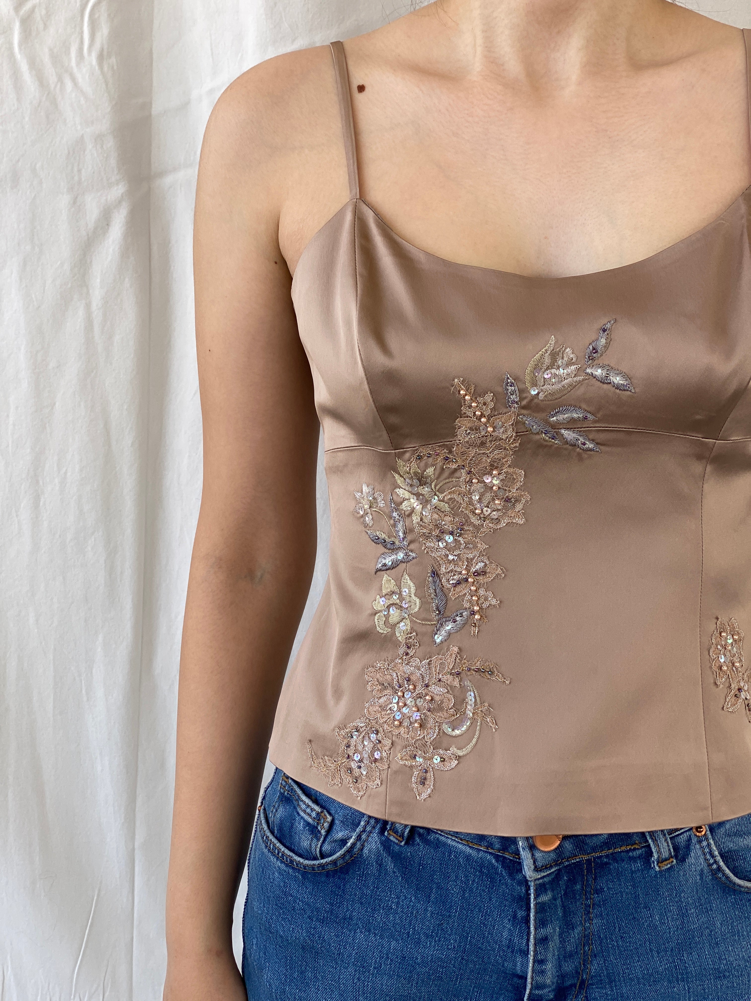 Y2K Next Women’s Cute Embellished Cami Top - M