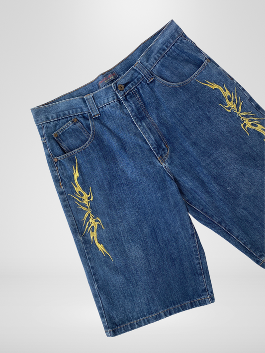 Y2K Paco Jeans Streetgear Embroidered Men‘s Jorts