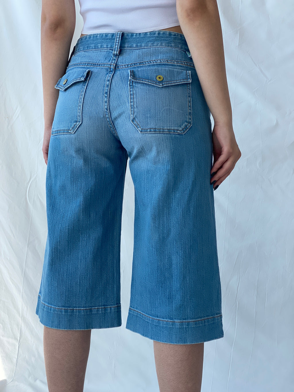 GAP Knee Length Jorts  Mid-Rise Denim Shorts - 38EUR