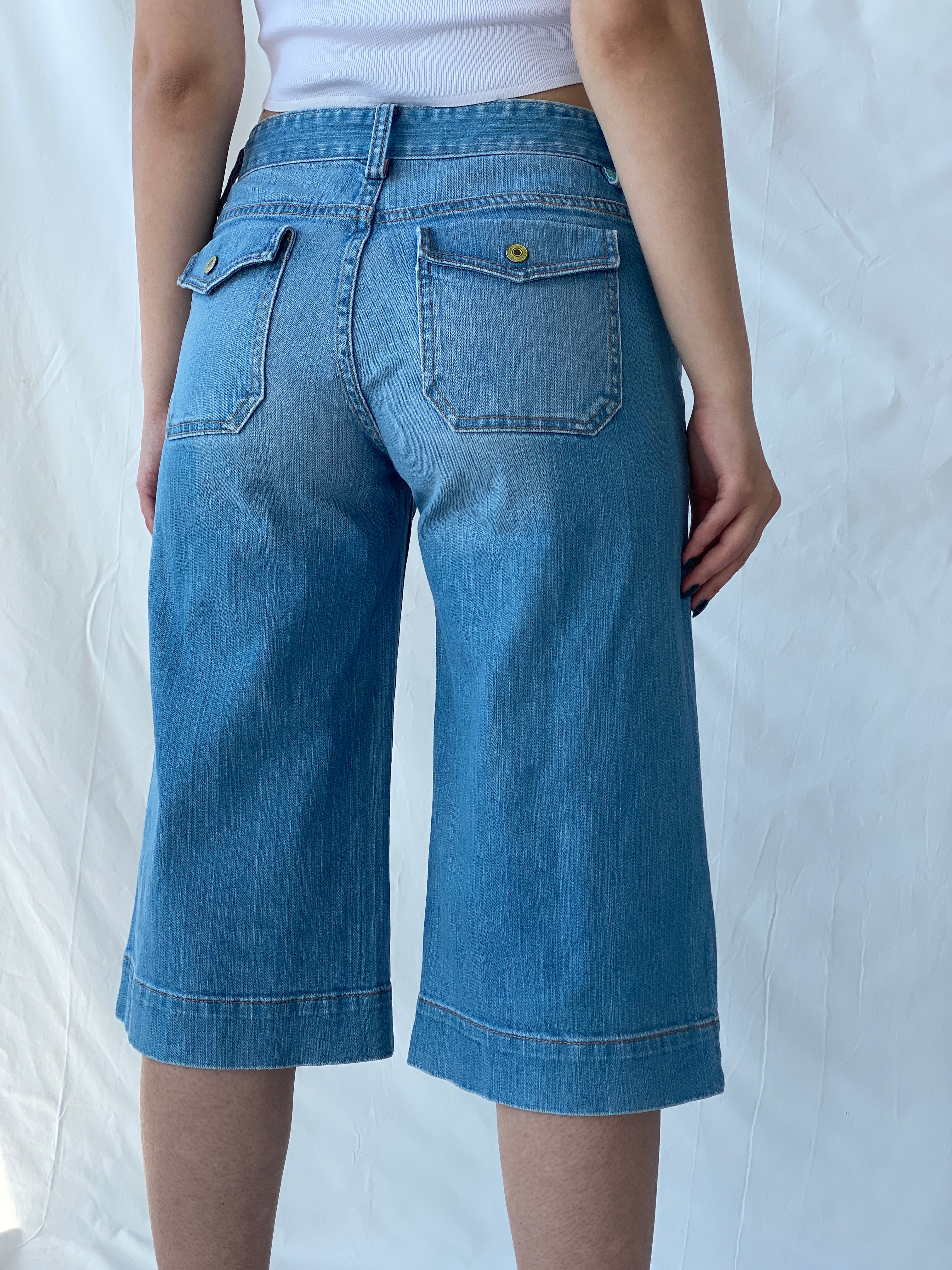 GAP Knee Length Jorts  Mid-Rise Denim Shorts - 38EUR